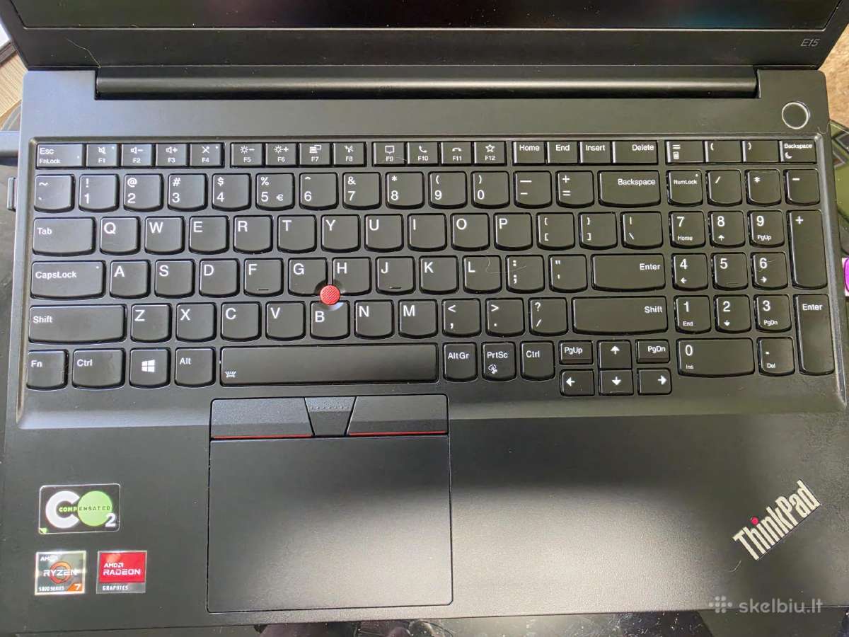 Lenovo Thinkpad Gen 3 Amd Ryzen 7 5700u. - nuotraukos Nr. 2