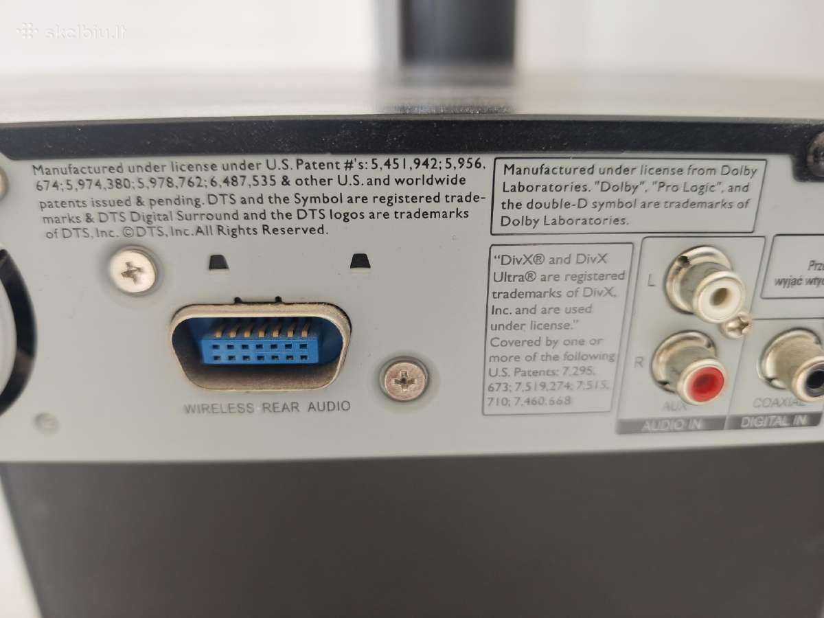 Philips Hts5550 5.1 namu kinas - nuotraukos Nr. 4