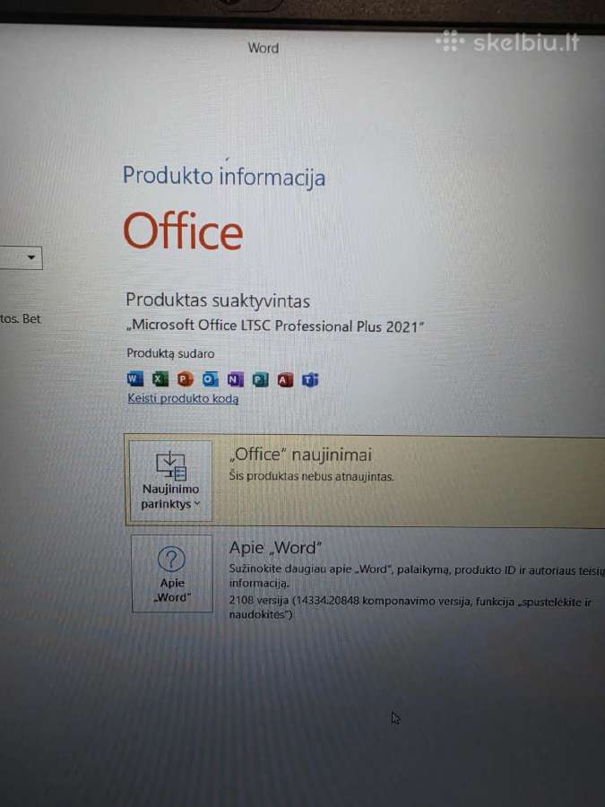 Lenovo Thinkpad Gen 3 Amd Ryzen 7 5700u. - nuotraukos Nr. 8