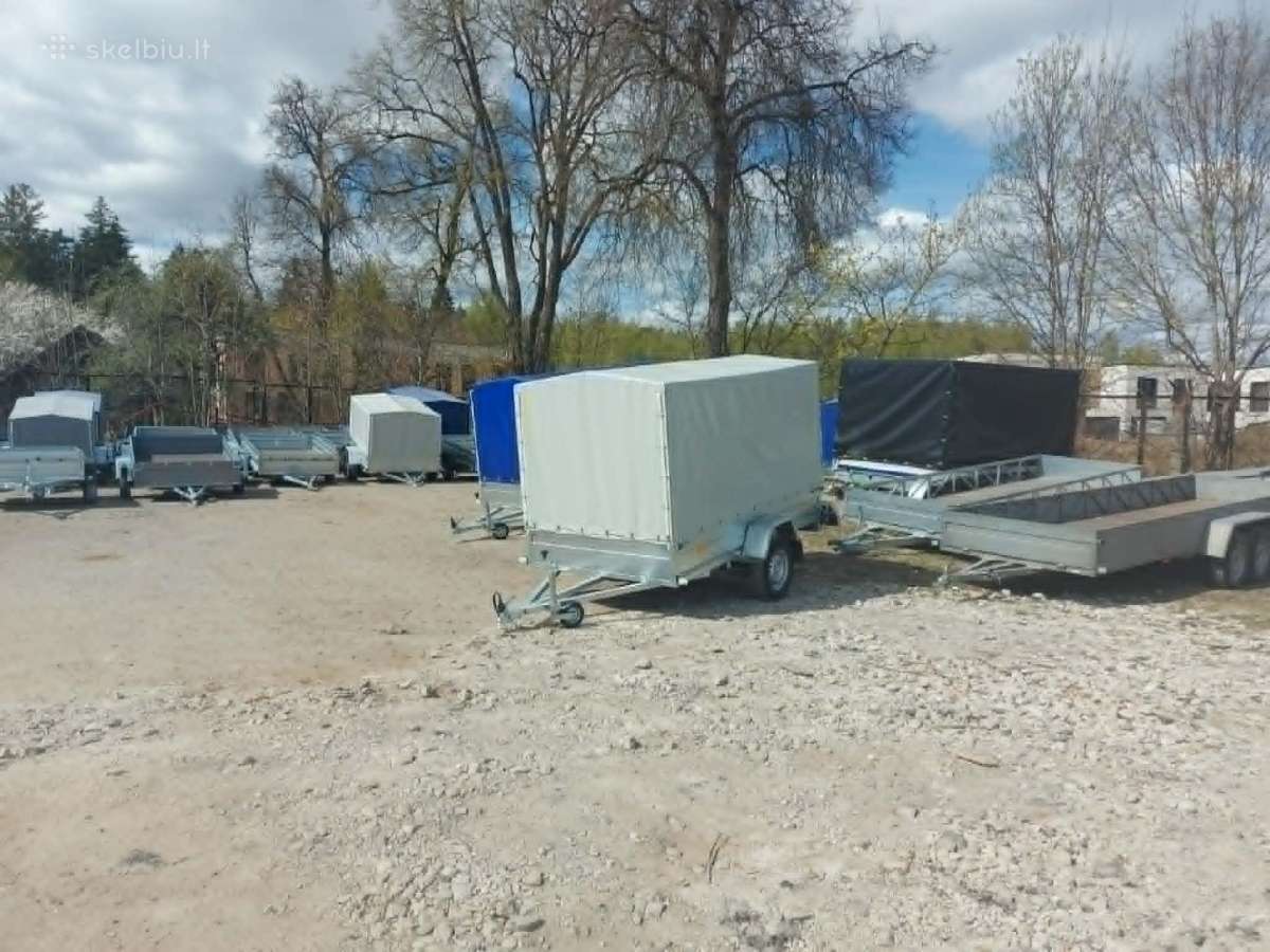 2,7 x 1,5 Rydwan tentinė linginė priekaba - nuotraukos Nr. 4