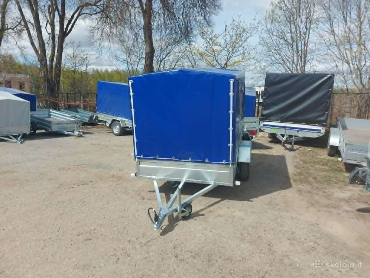 2,7 x 1,5 Rydwan tentinė linginė priekaba - nuotraukos Nr. 12