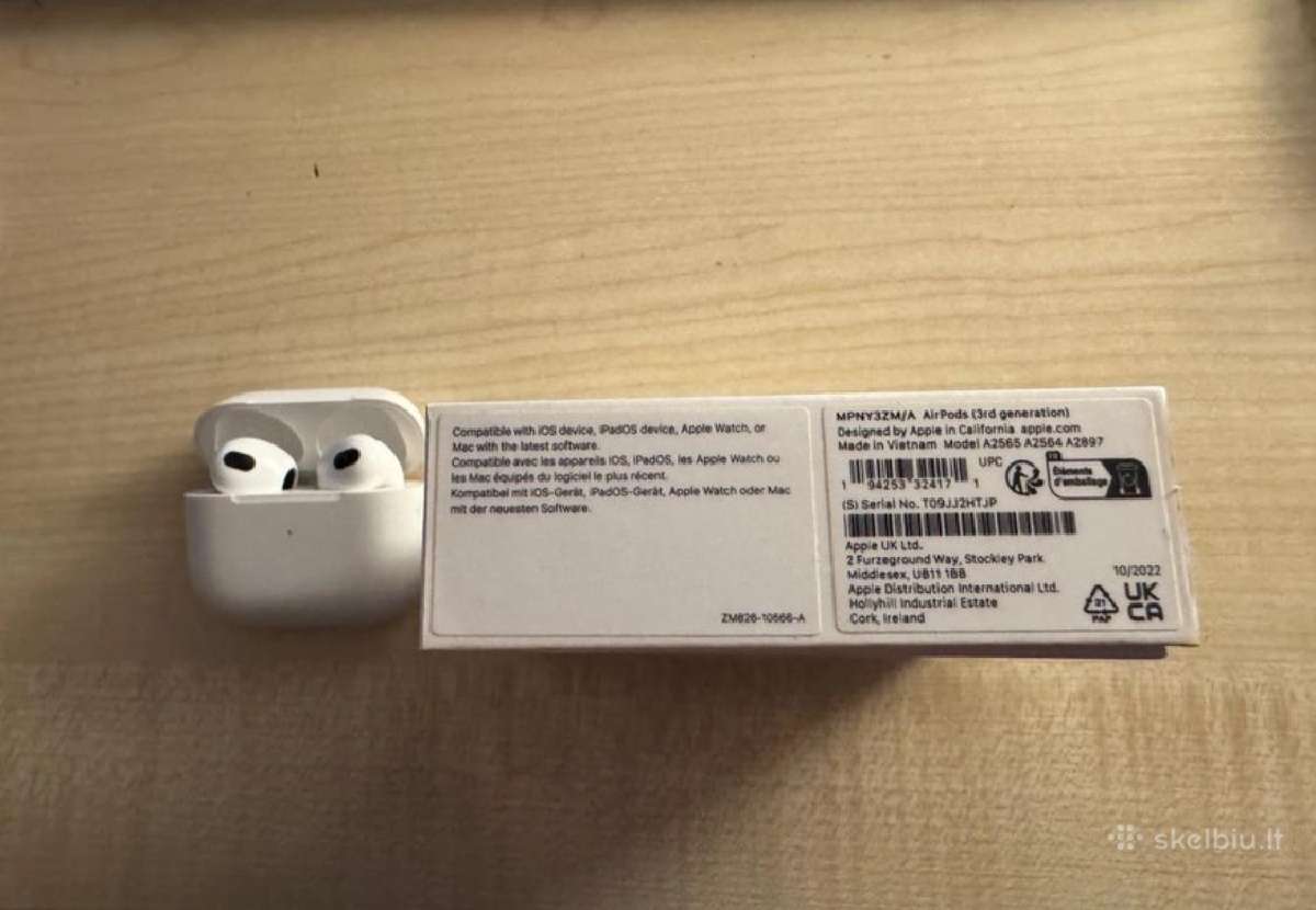 Apple Airpods (3rd generation) - nuotraukos Nr. 2