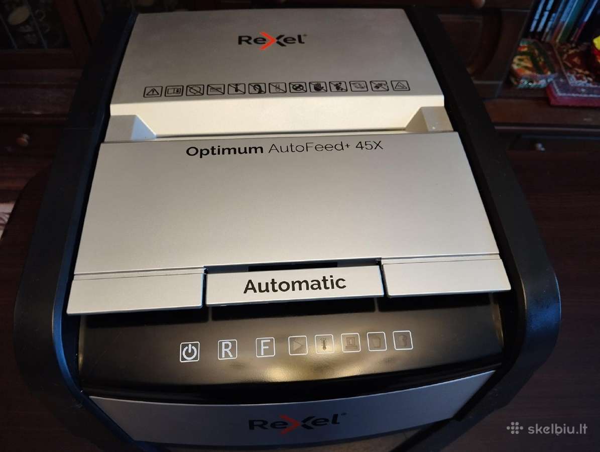 Popieriaus smulkintuvas Rexel Optimum Autofeed+ 45 - nuotraukos Nr. 4