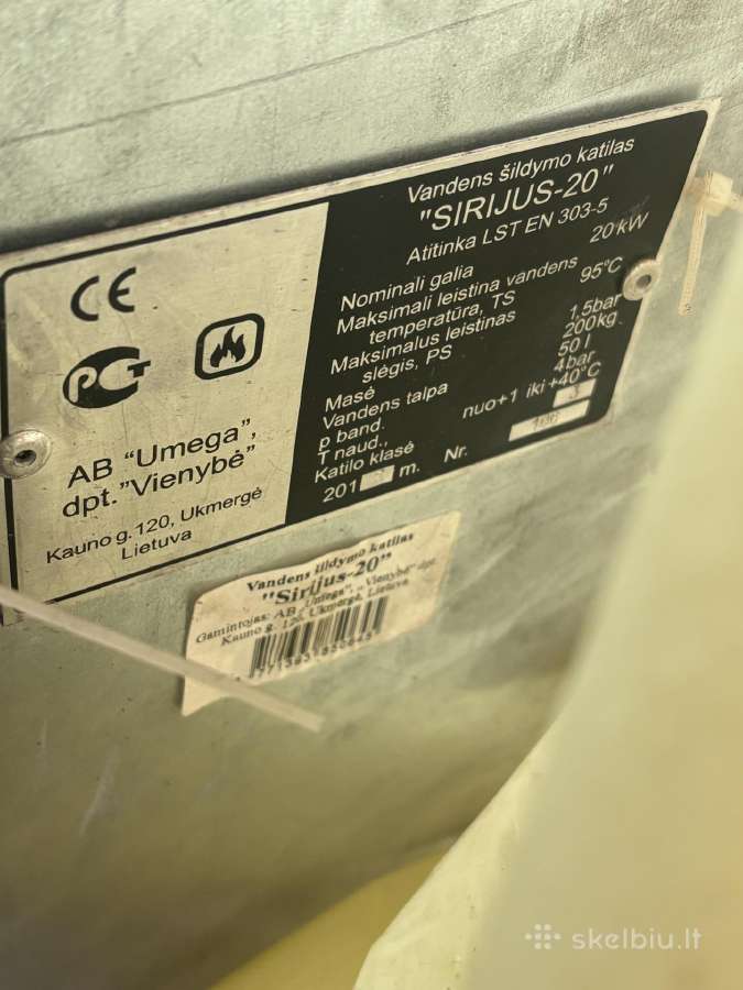 Vienybe sirijus 20kw+ air pellet - nuotraukos Nr. 2