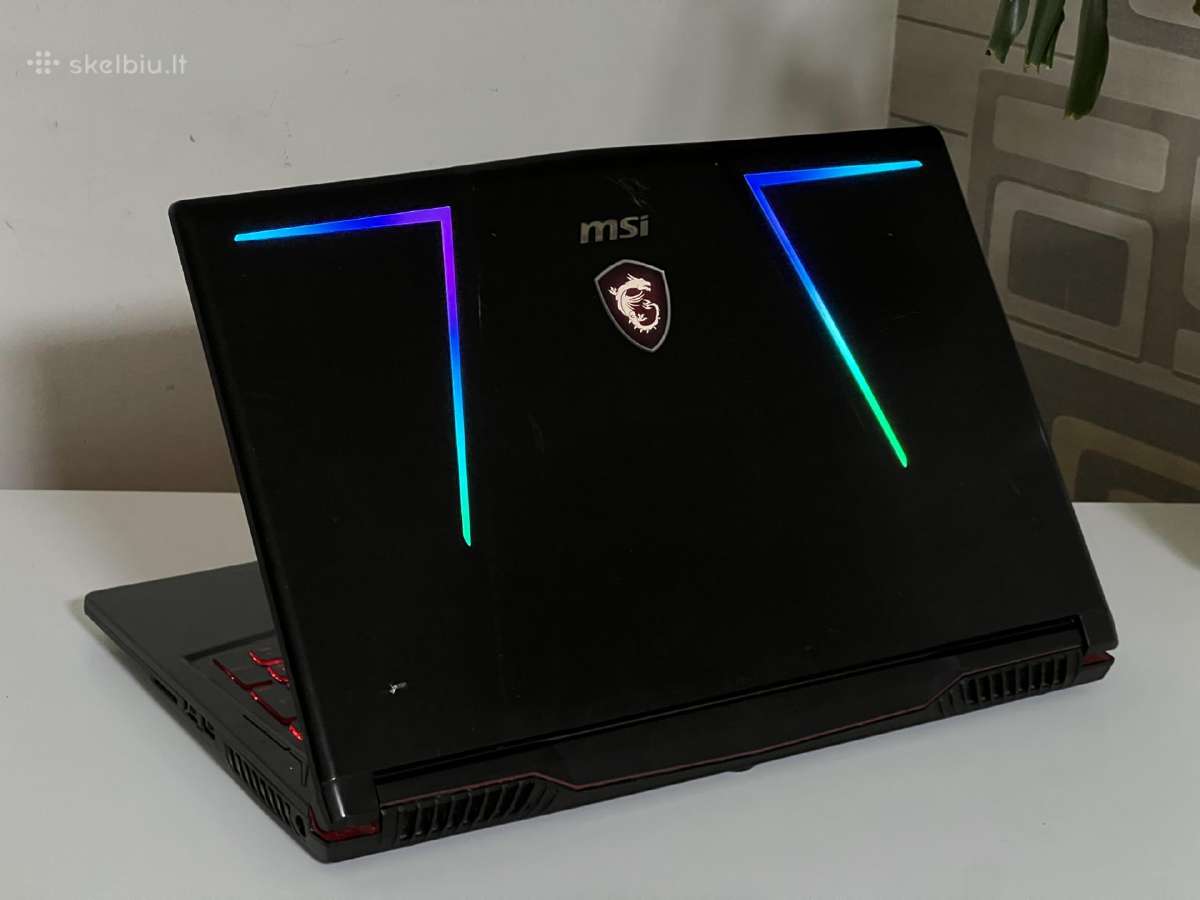 Parduodamas Msi Gl73 Raider su Rtx 2060, I7, 144hz - nuotraukos Nr. 7