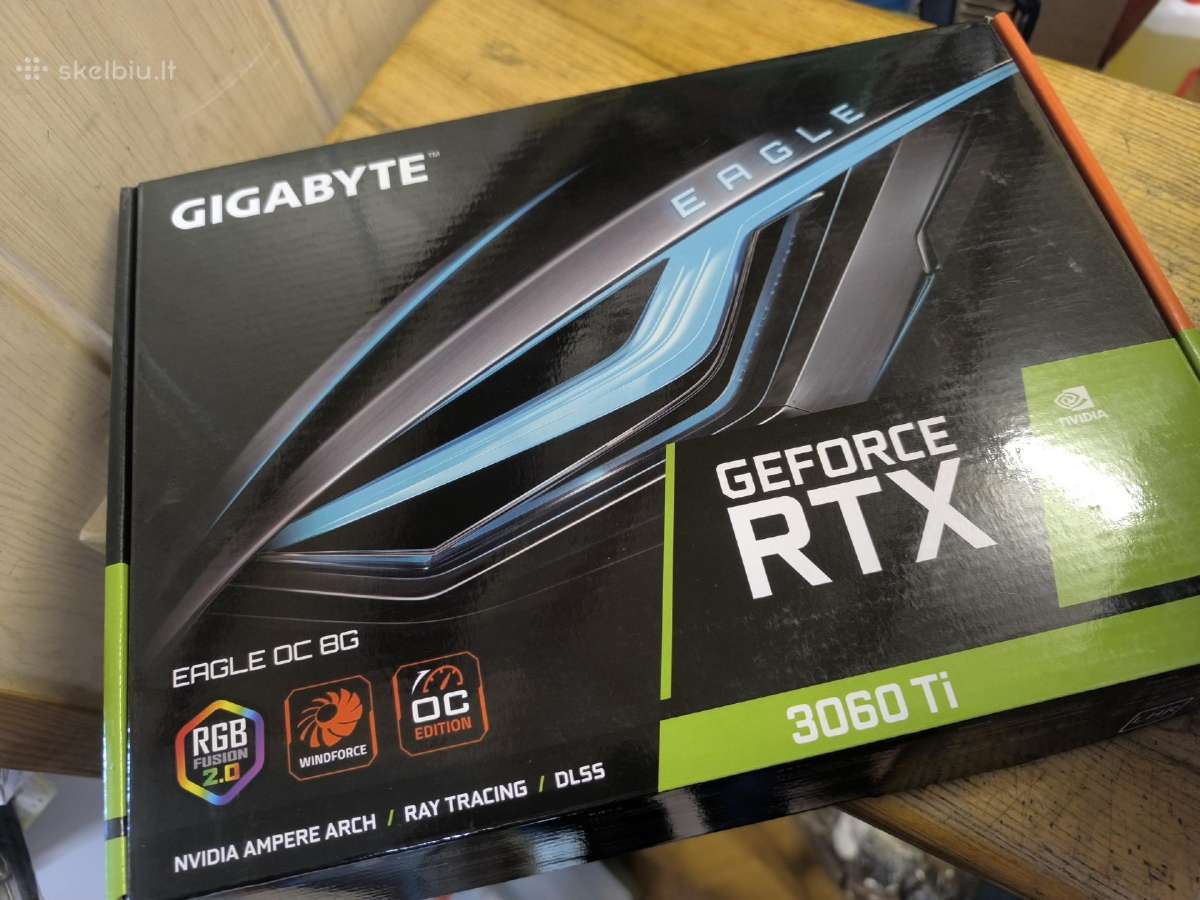 Geforce Rtx 3060 Ti Eagle Oc 8g (Rev. 2.0) Gpu - nuotraukos Nr. 11