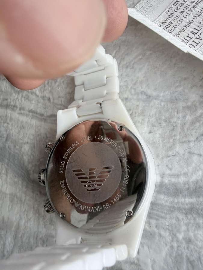 Emporio Armani ar1456 ceramica laikrodis. - nuotraukos Nr. 3