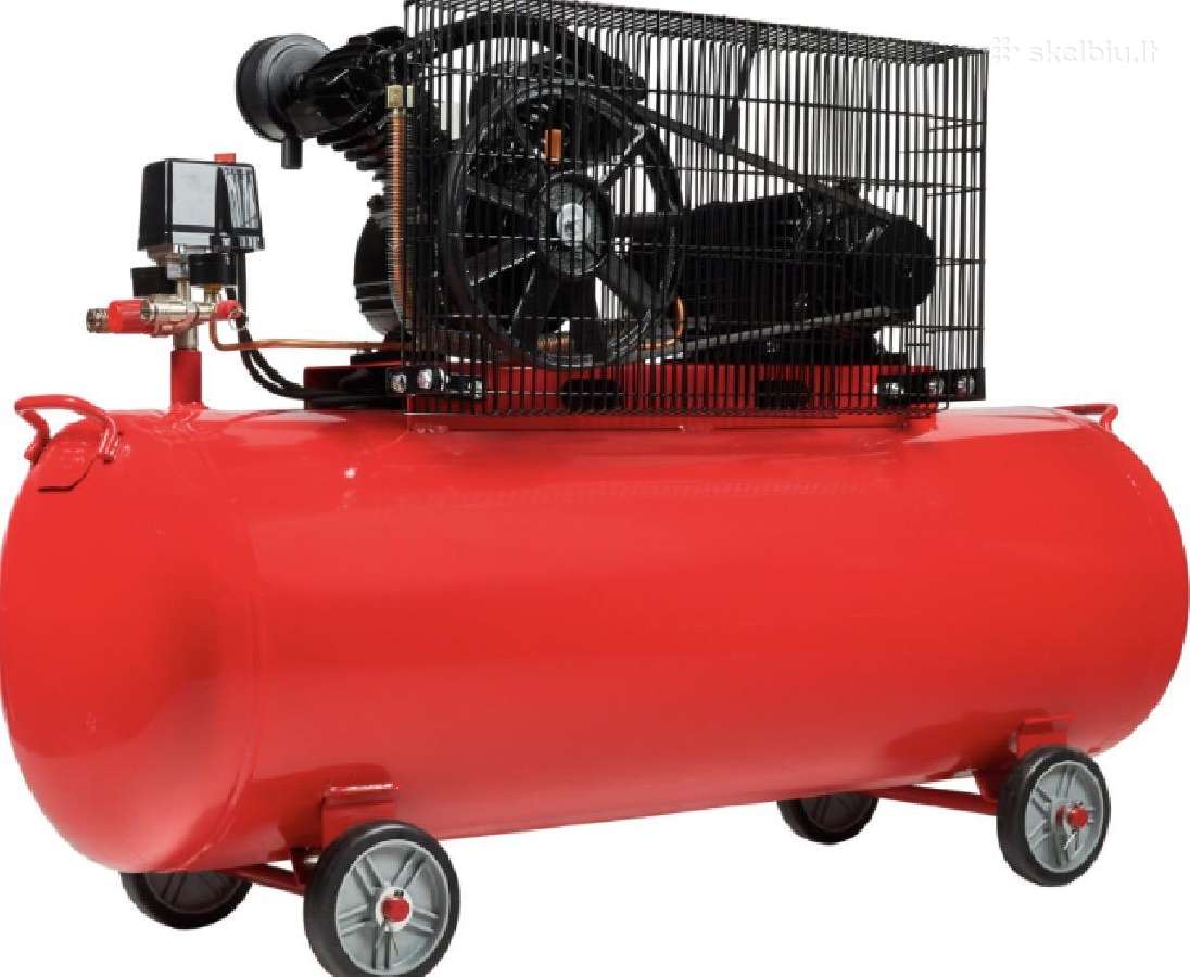 Tepalinis kompresorius 200l 2 cilindrų 400v Kd407 - nuotraukos Nr. 4