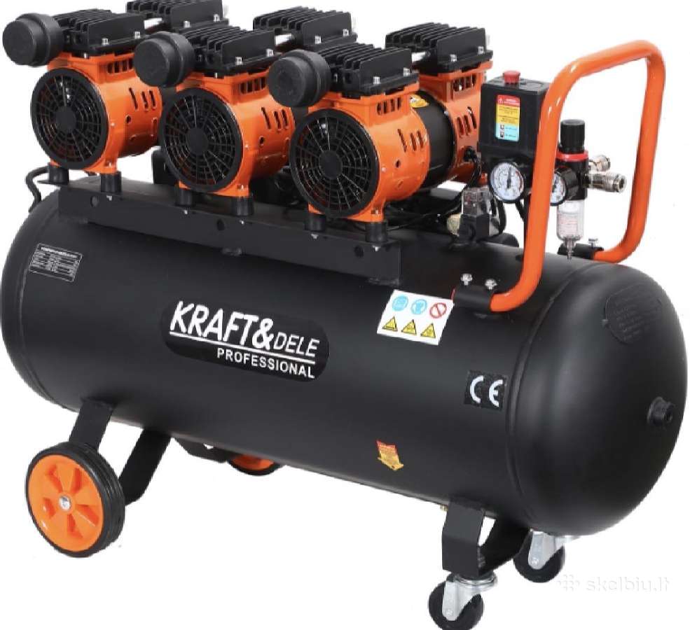 Betepalinis kompresorius 100l 580l/min 3 2000w - nuotraukos Nr. 2