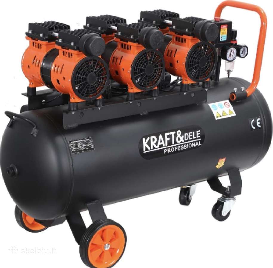 Betepalinis kompresorius 100l 580l/min 3 2000w - nuotraukos Nr. 3