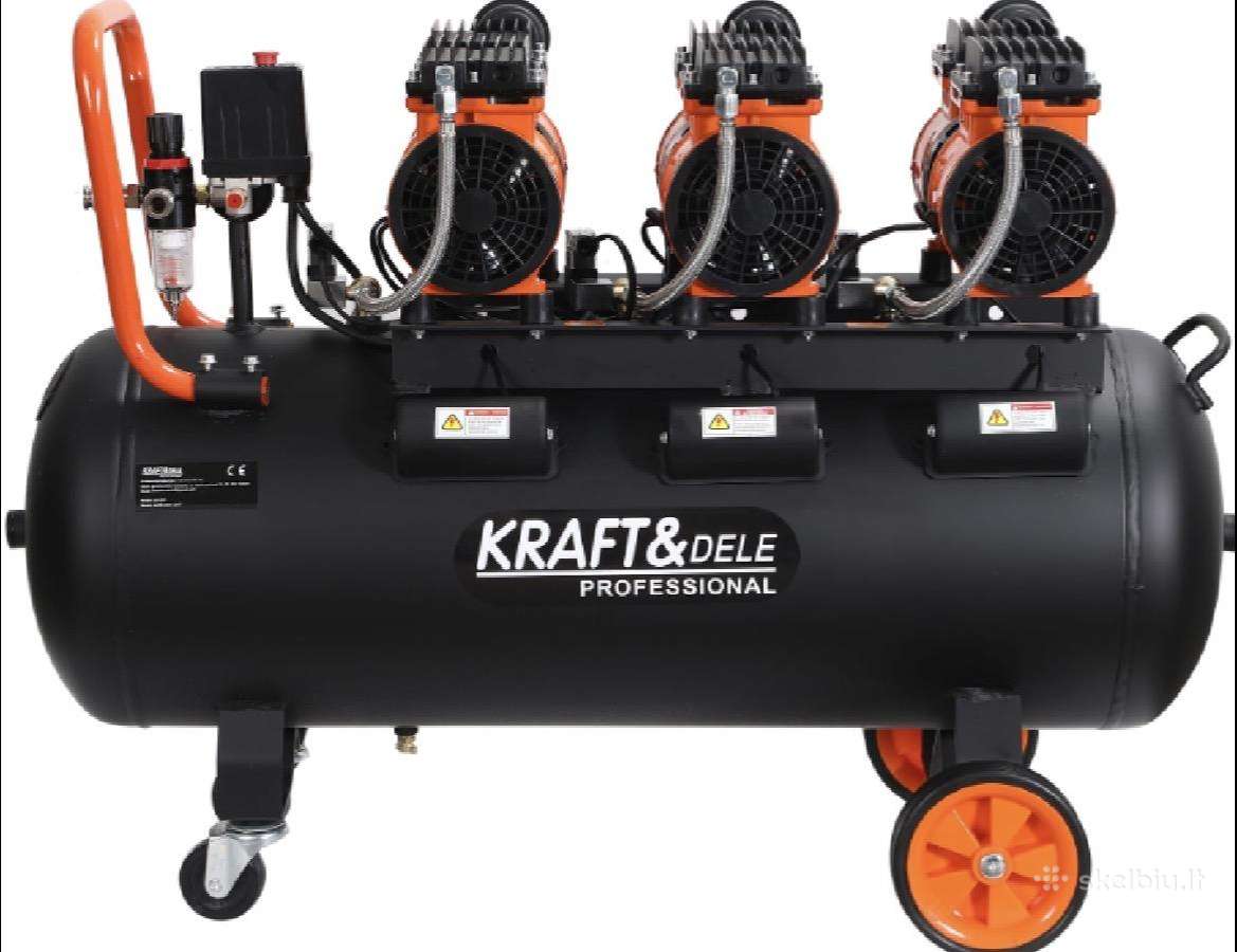 Betepalinis kompresorius 100l 580l/min 3 2000w - nuotraukos Nr. 4