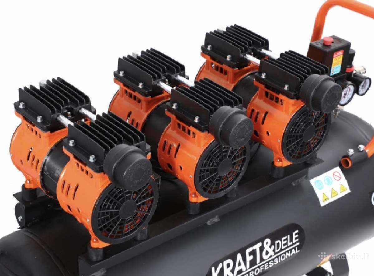 Betepalinis kompresorius 100l 580l/min 3 2000w - nuotraukos Nr. 5