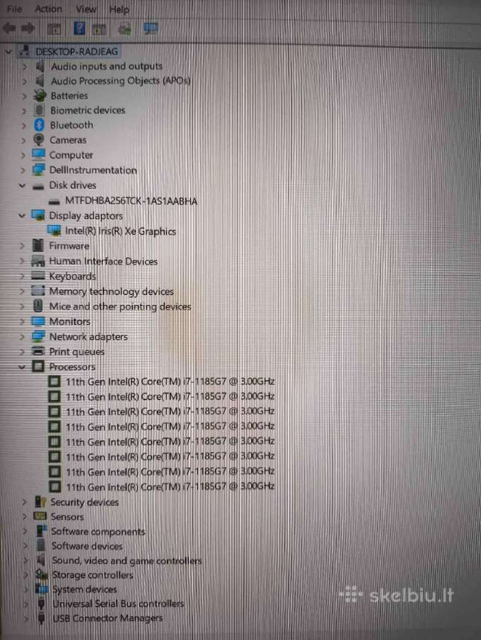 Latitude 5520 15.6 Fhd Ips i7-1185g7 16 256gb 24% - nuotraukos Nr. 4