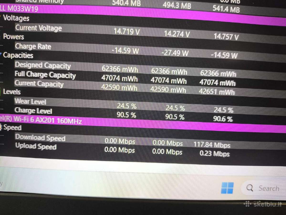 Latitude 5520 15.6 Fhd Ips i7-1185g7 16 256gb 24% - nuotraukos Nr. 6