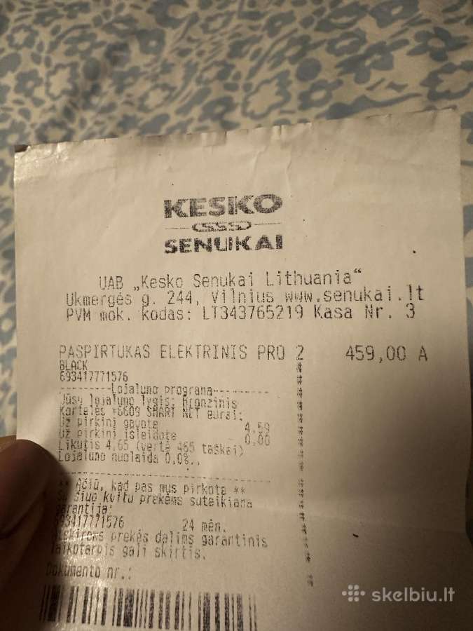 Elektrinis paspirtukas - nuotraukos Nr. 3