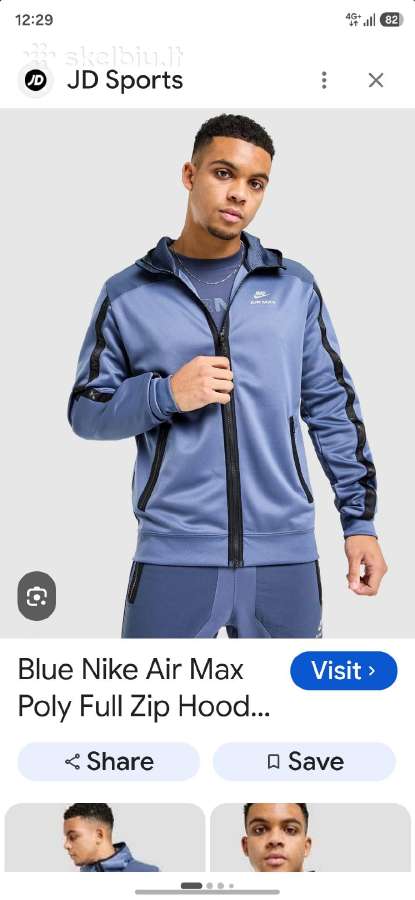 Vyriškas XL Džėmperis Nike Air Max Poly Full Zip - nuotraukos Nr. 2