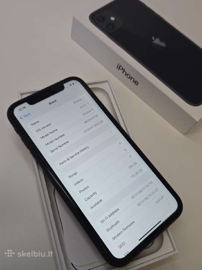 iPhone 11 128 GB - nuotraukos Nr. 5