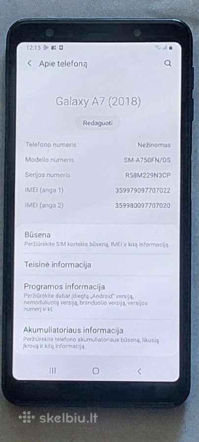 Samsung a7 - nuotraukos Nr. 6