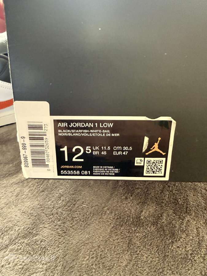 Air Jordan 1 low laisvalaikio kedai - nuotraukos Nr. 2