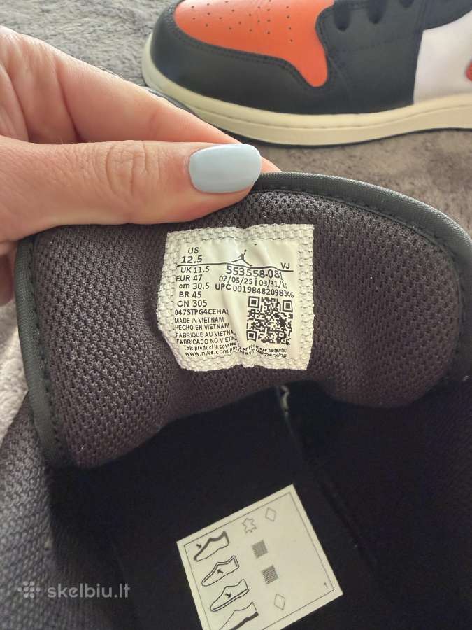 Air Jordan 1 low laisvalaikio kedai - nuotraukos Nr. 3