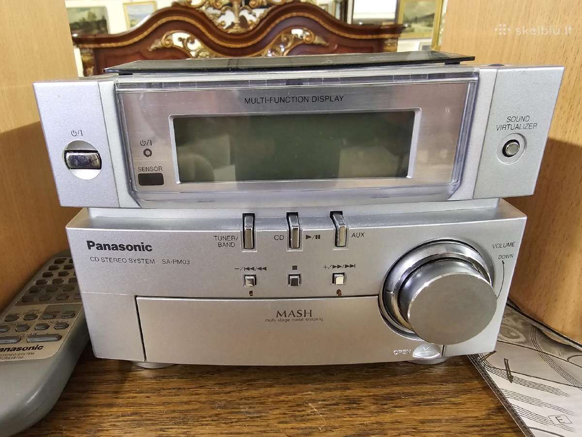 Muzikinis centras Panasonic - nuotraukos Nr. 2
