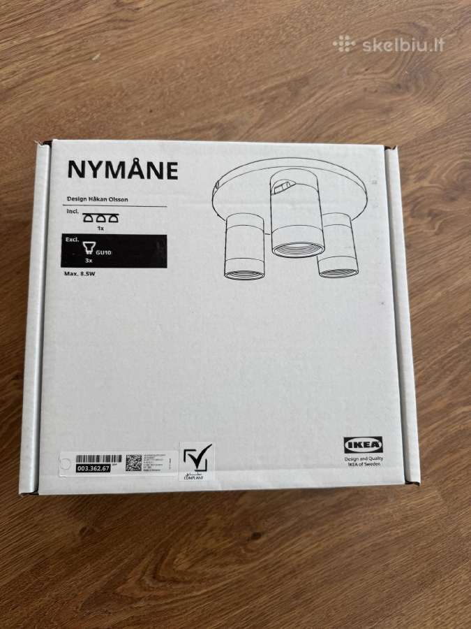 Naujas ikea lubinis šviestuvas nymane - nuotraukos Nr. 2