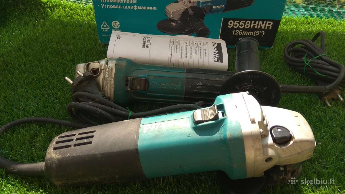 Makita 9558hnr,ga5030 kampinis šlifuoklis dalimis - nuotraukos Nr. 2