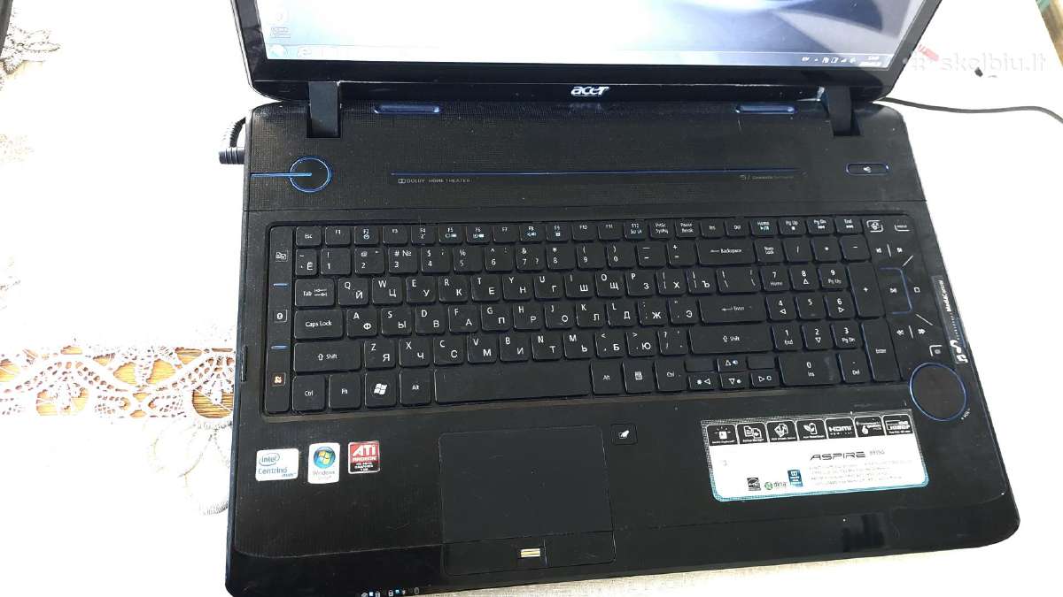 Acer aspire 8935g - nuotraukos Nr. 2