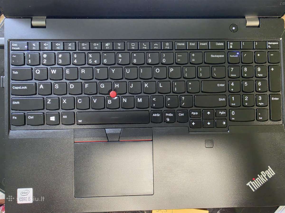 Lenovo Thinkpad L15 Gen 1. i5- 10210u. 16/256 GB. - nuotraukos Nr. 2