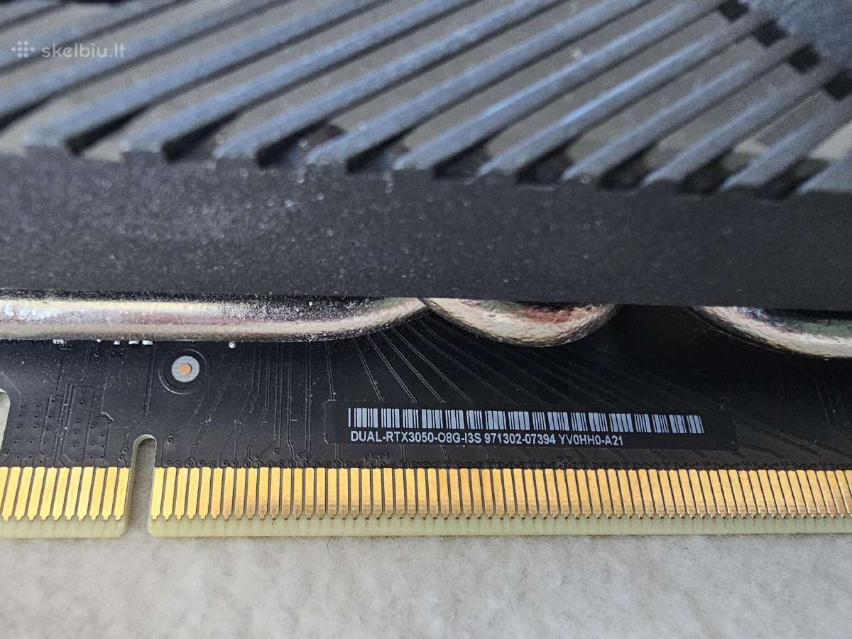 Asus Dual Geforce Rtx 3050 Oc Edition 8gb - nuotraukos Nr. 2
