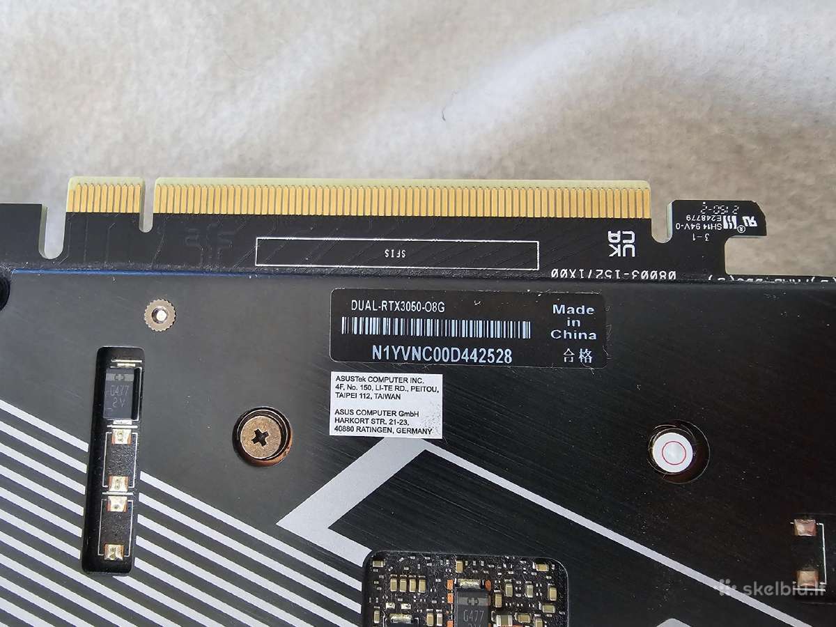 Asus Dual Geforce Rtx 3050 Oc Edition 8gb - nuotraukos Nr. 3