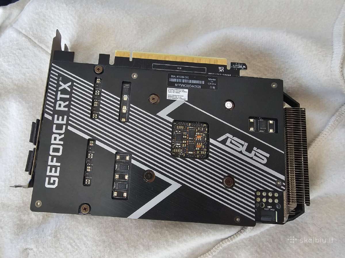 Asus Dual Geforce Rtx 3050 Oc Edition 8gb - nuotraukos Nr. 4
