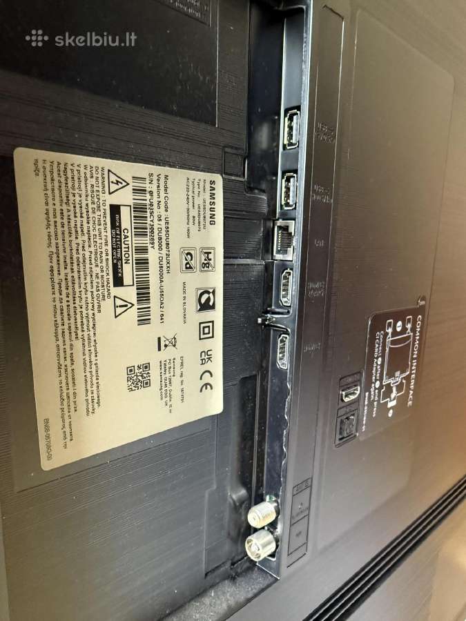 Samsung 55" Crystal 4k Smart TV - nuotraukos Nr. 4