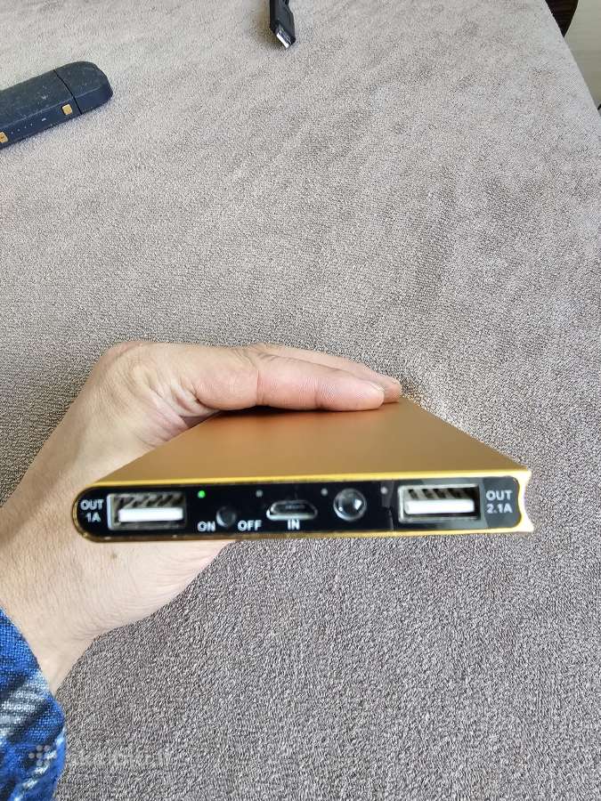 Power bank su saulės moduliu - nuotraukos Nr. 4