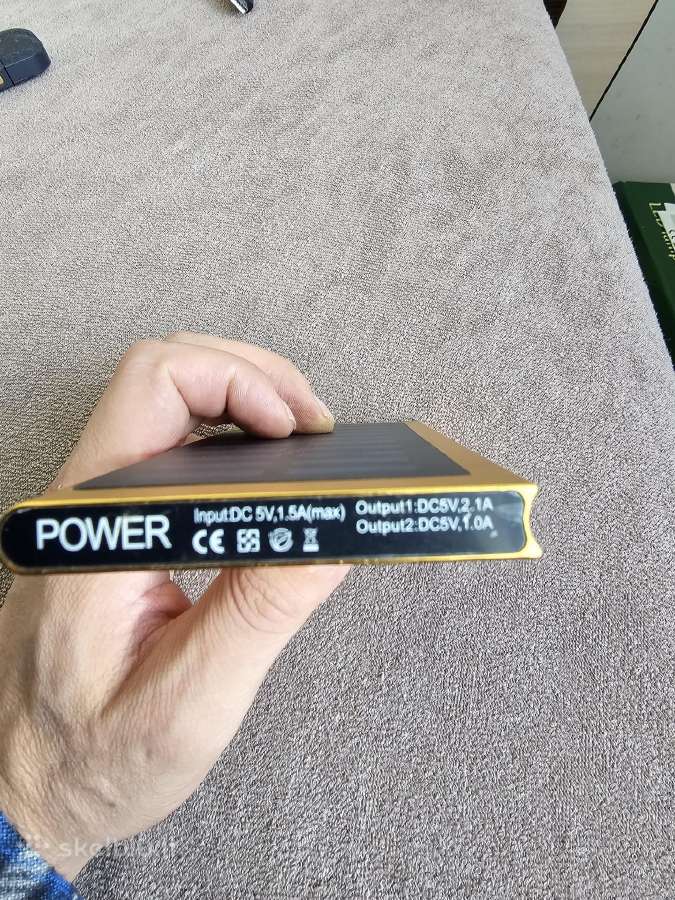 Power bank su saulės moduliu - nuotraukos Nr. 5