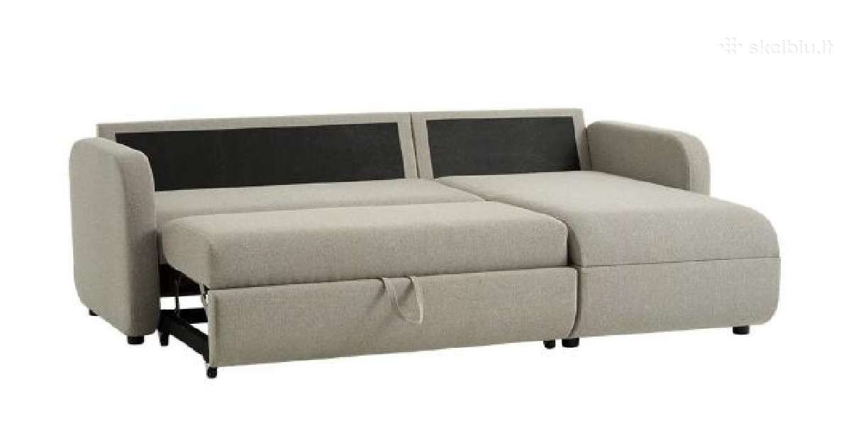 Kampinė sofa - lova su miegojimo funkcija - nuotraukos Nr. 3