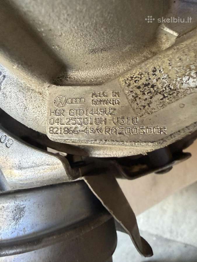 Seat Leon 5F 2.0tdi 135kw Turbina 04l253010h - nuotraukos Nr. 4
