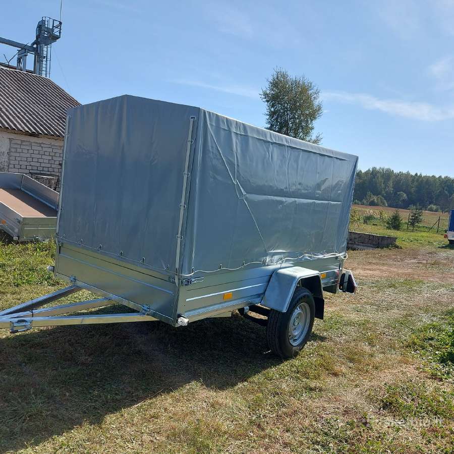 2,7m sustiprinta tentinė/be tento linginė priekaba - nuotraukos Nr. 15