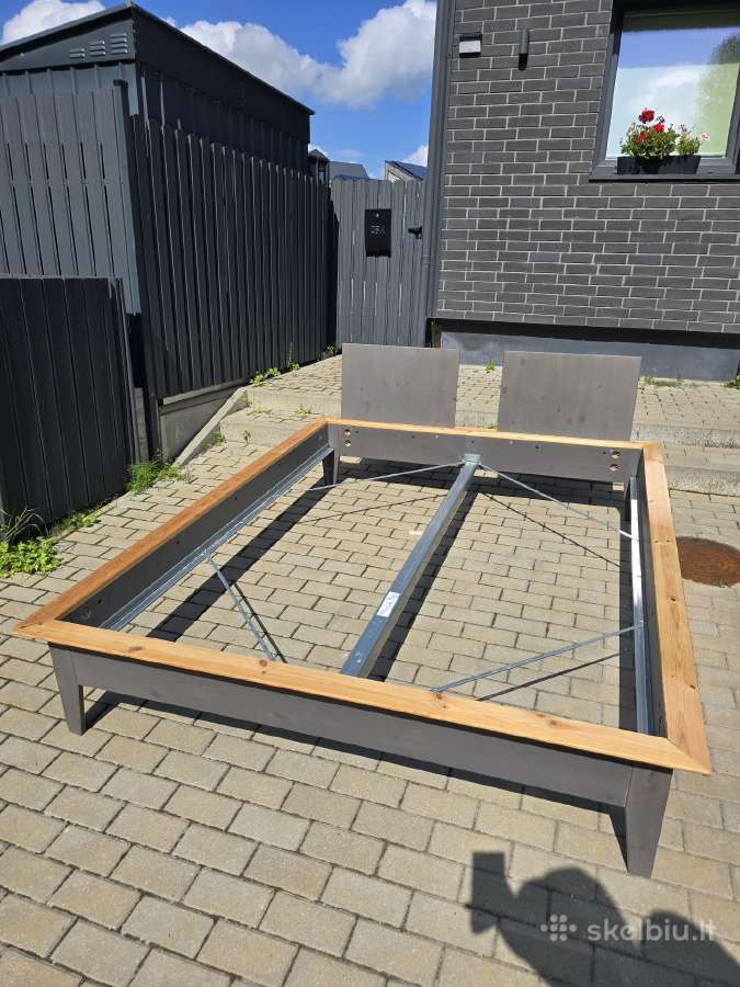 Ikea medinis lovos rėmas 160x200 - nuotraukos Nr. 6