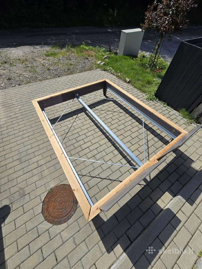 Ikea medinis lovos rėmas 160x200 - nuotraukos Nr. 7