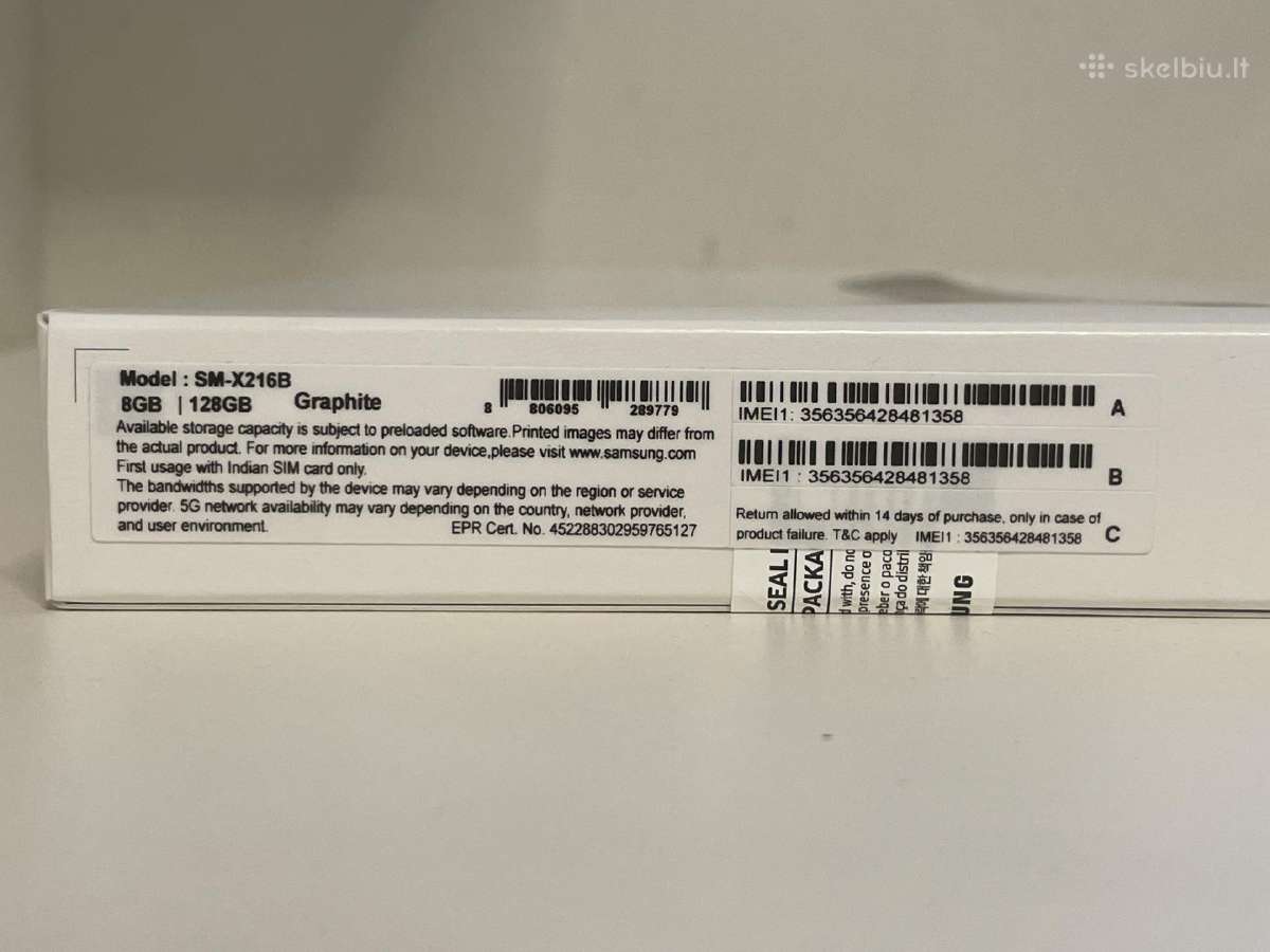 Samsung Galaxy Tab A9+ 5G planšetinis - nuotraukos Nr. 4