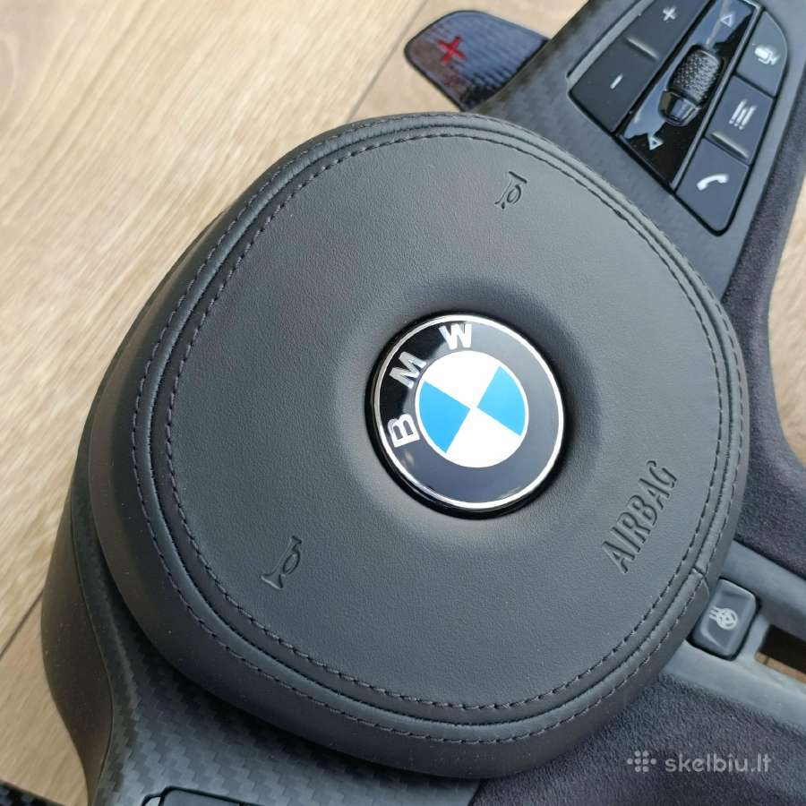 Naujas Bmw G30 G31 X5 X6 2017-2023 vairas Pilnas - nuotraukos Nr. 9