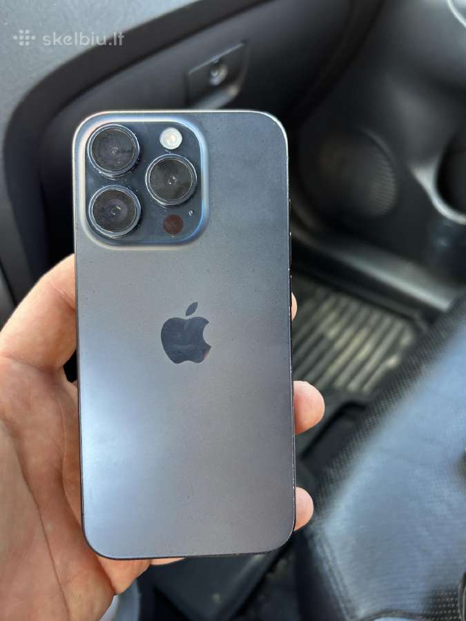 iPhone 15 pro 128gb puikiai išlaikytas - nuotraukos Nr. 2