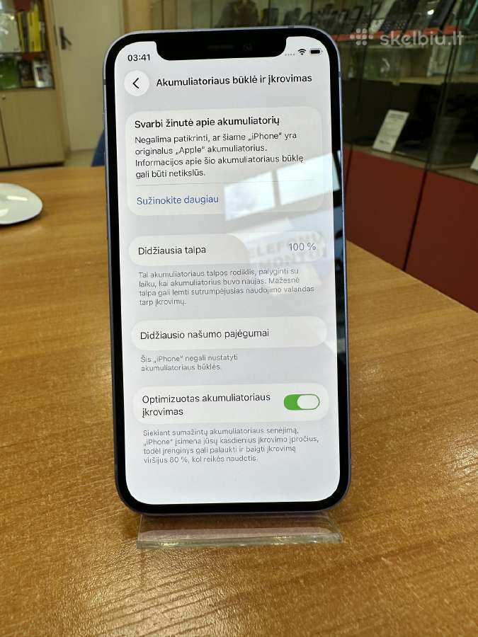 Apple iPhone 12 Mini 128 GB (Naudotas) - nuotraukos Nr. 2