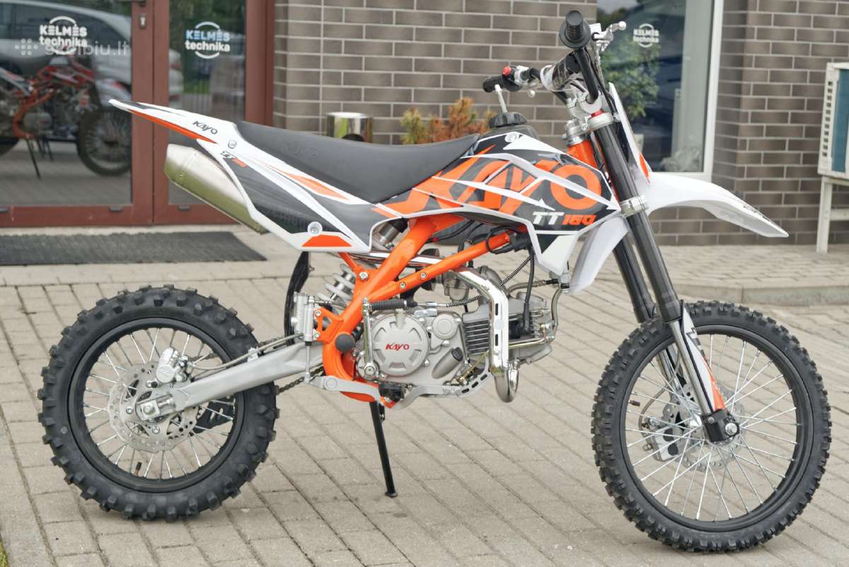 Vaikiškas krosinis motociklas Kayo Tt160 Akcija! - nuotraukos Nr. 2