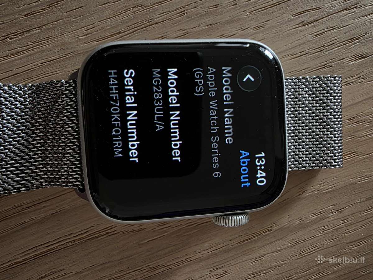 Apple Watch Series 6 40mm Aluminum - nuotraukos Nr. 5