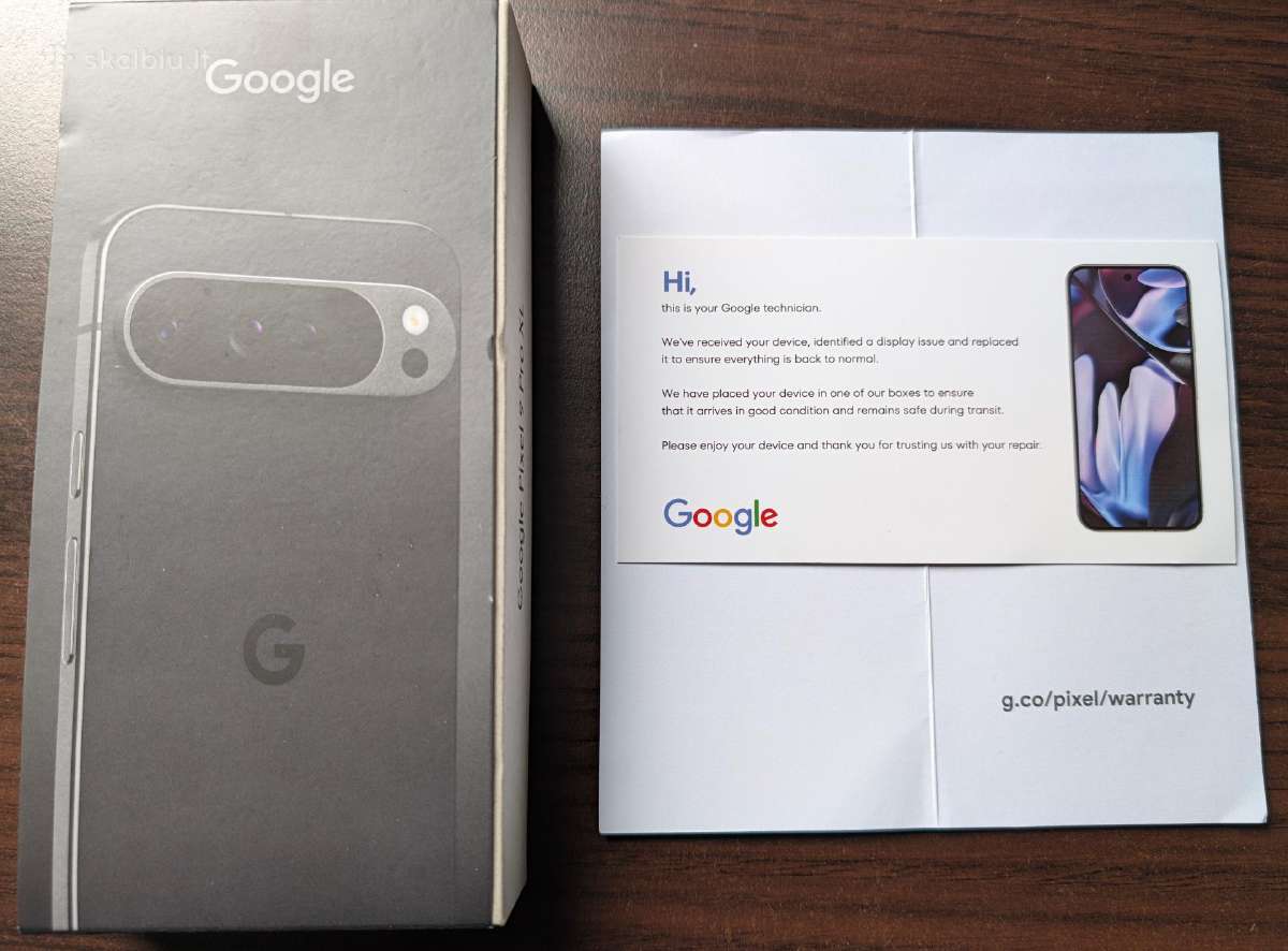Google Pixel 9 Pro XL 512 GB – puikios būklės - nuotraukos Nr. 6