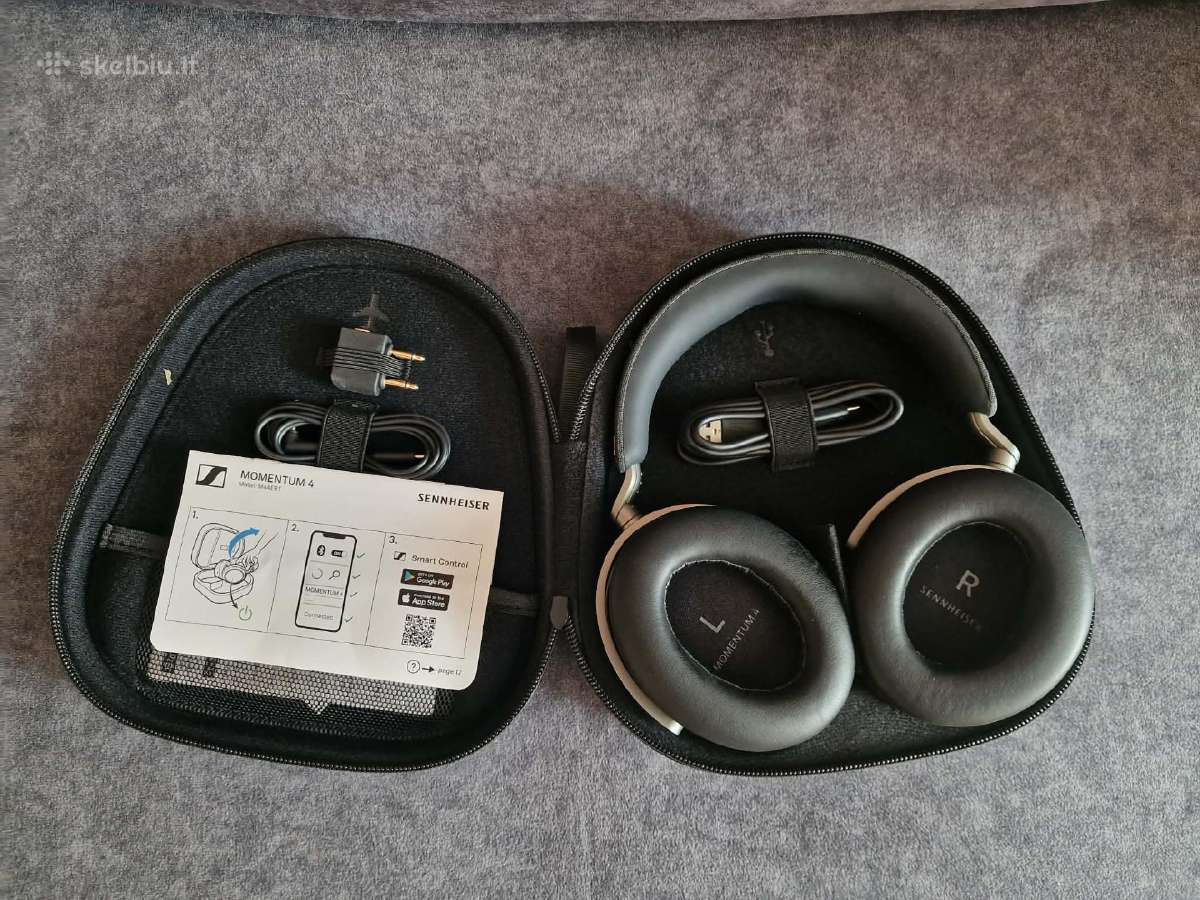 Sennheiser momentum 4 originalios - nuotraukos Nr. 3