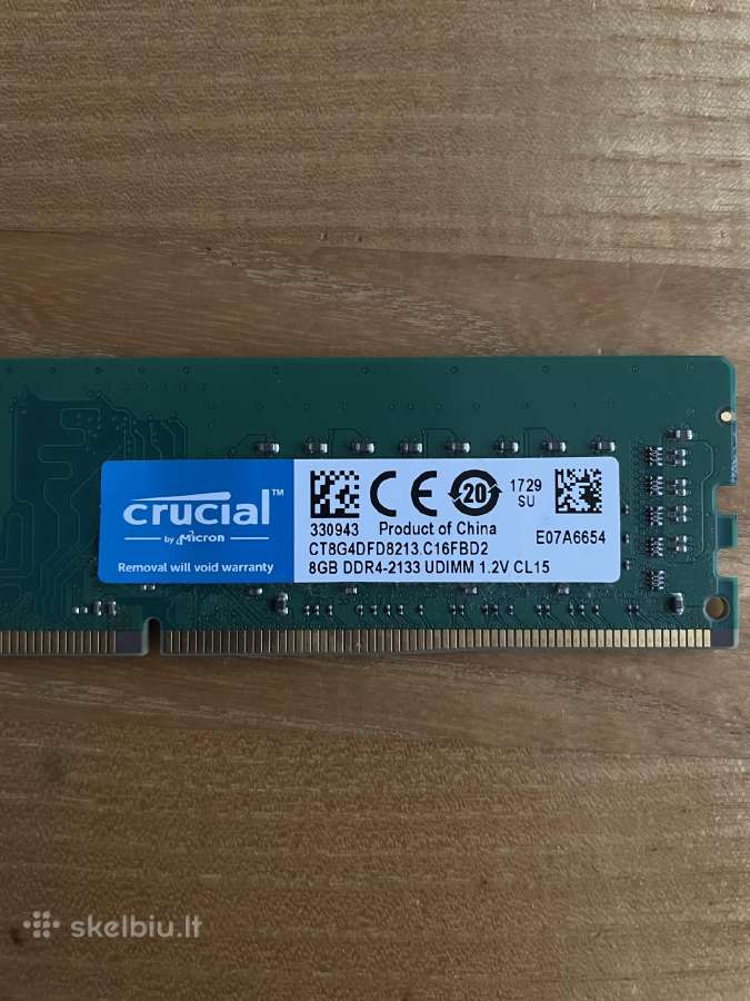 Ddr4-2133mhz 8gb - nuotraukos Nr. 2