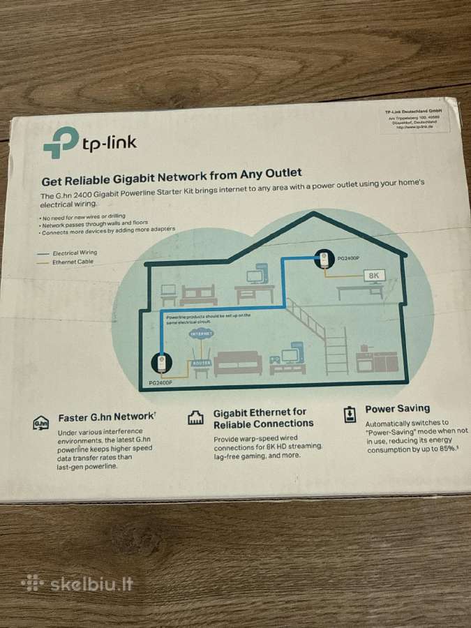 Tp-link Pg2400p Kit – G.hn 2400 Gigabit Powerline - nuotraukos Nr. 6